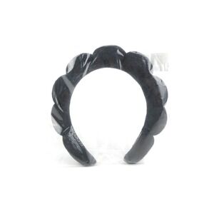 Redken Black Scalloped Plush Headband - New